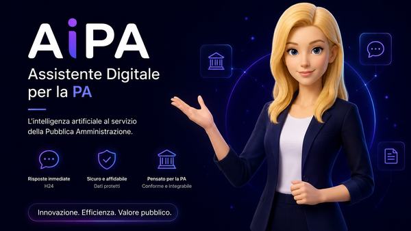 AIPA è un assistente digitale innovativo per la Pubblica Amministrazione, progettato per migliorare l'efficienza e la sicurezza dei servizi pubblici.