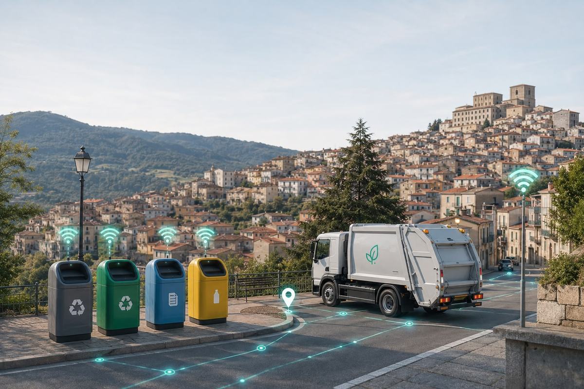 AIWASTE - Caso di studio per la gestione intelligente della raccolta differenziata nel comune di Fonni