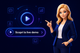 Assistente digitale che invita a scoprire la live demo di Athlos, azienda di soluzioni digitali. Scopri come migliorare la tua esperienza digitale.