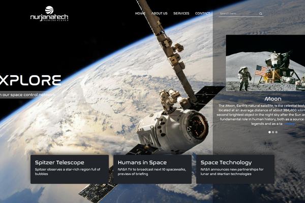 Nurjana Tech offre soluzioni innovative per il controllo spaziale, inclusi progetti come il telescopio Spitzer e la tecnologia per gli astronauti.
