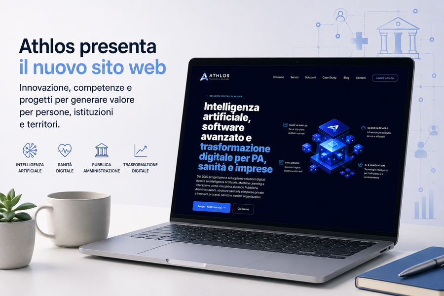 Il primo articolo del Blog di Athlos con una specifica sulla homepage.